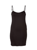 JOSIE SLIP DRESS - Black