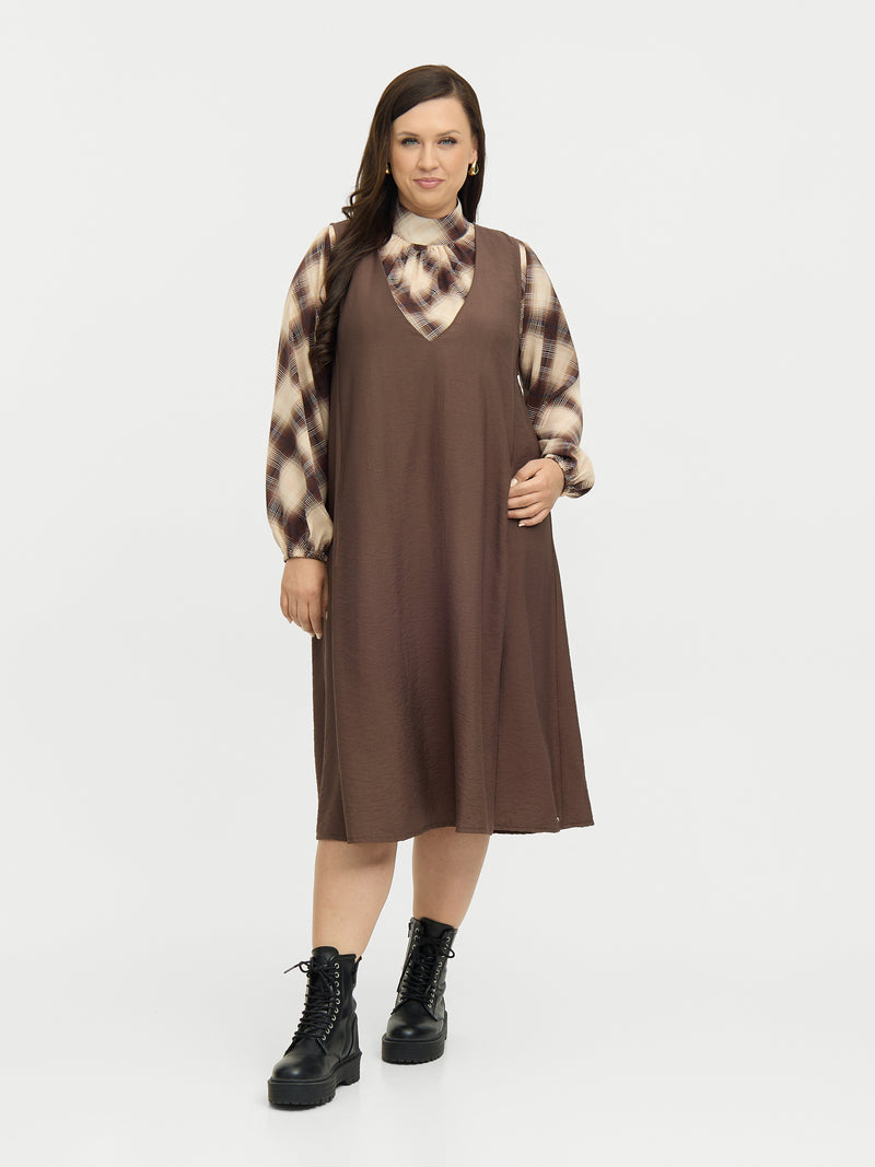 kaia dress brown Mini dress
