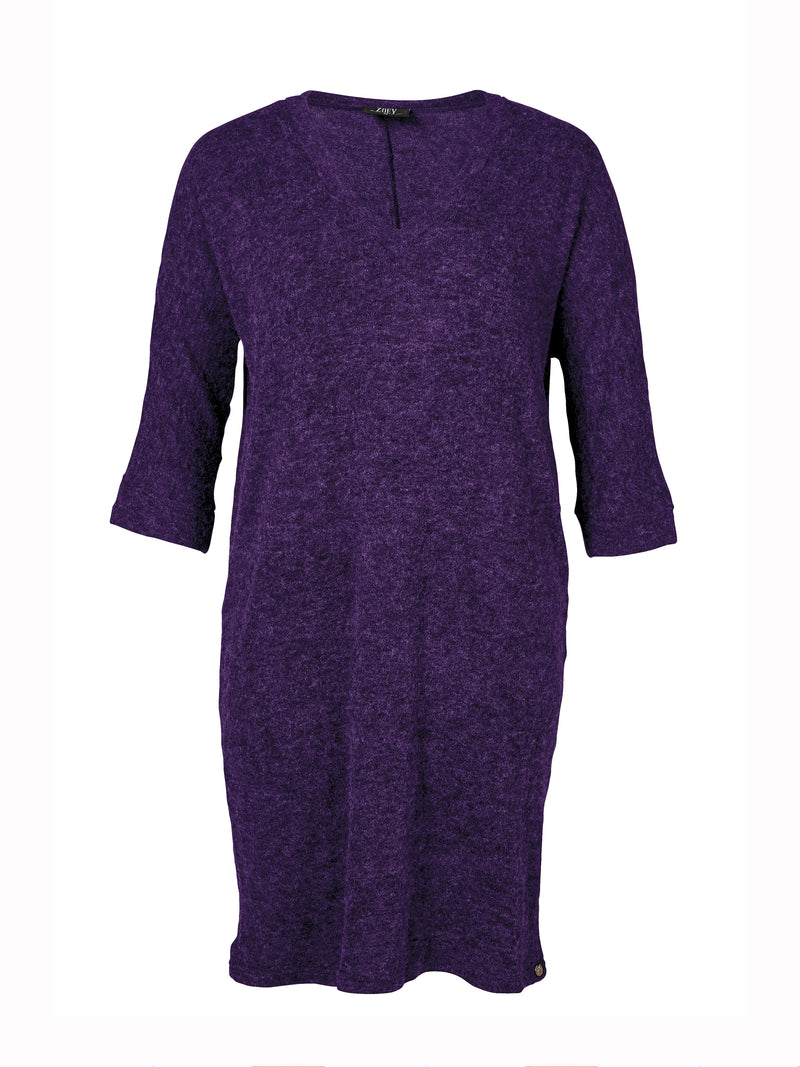 ZOEY KENLEY KNIT DRESS Dress 795 Purple night