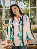 LARA BLOUSE - Soft Pink Mix
