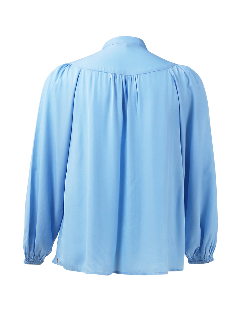 ZOEY LEONA BLOUSE Blouses 483 Light Blue