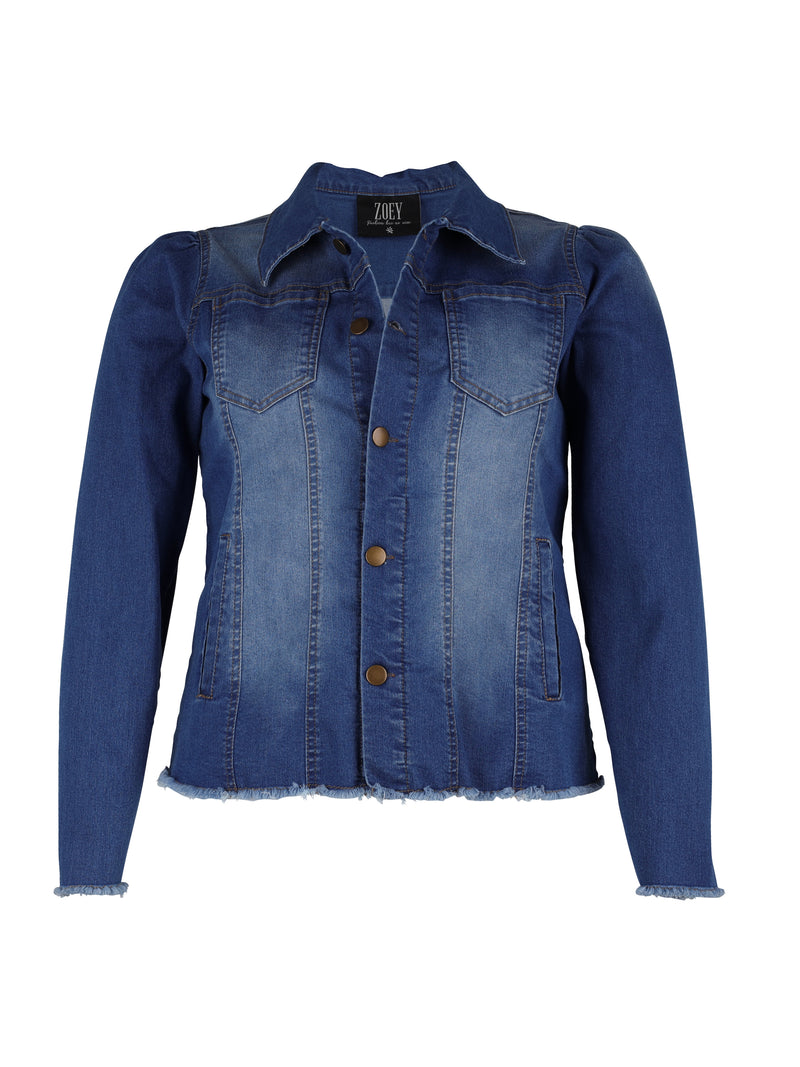 ZOEY LESLIE JACKET Jackets 481 Denim blue