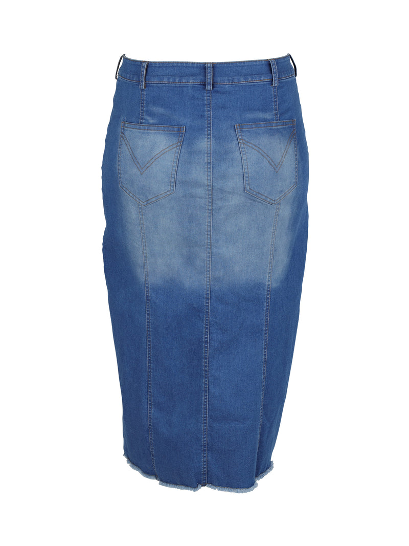 ZOEY LESLIE SKIRT Skirts 481 Denim blue