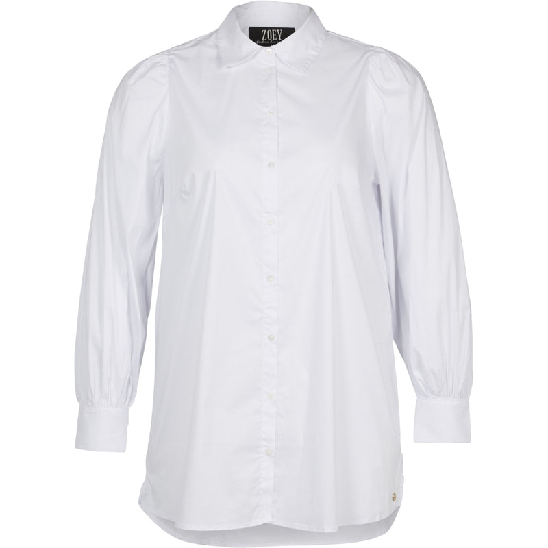 ZOEY LONG CLASSIC SHIRT Shirts 001 White