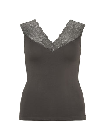 No. 1 By Ox LUCI SHAPEWEAR TOP Top Tin Grey