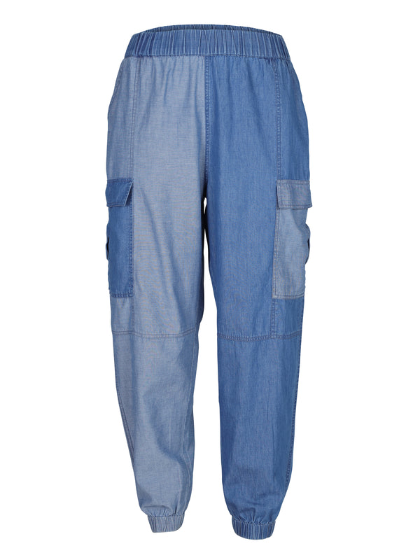 ZOEY LUCY CARGO PANTS Trousers 486 Denim