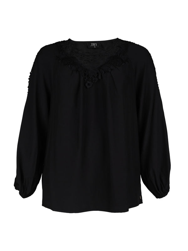 ZOEY MANYA BLOUSE Blouses Black