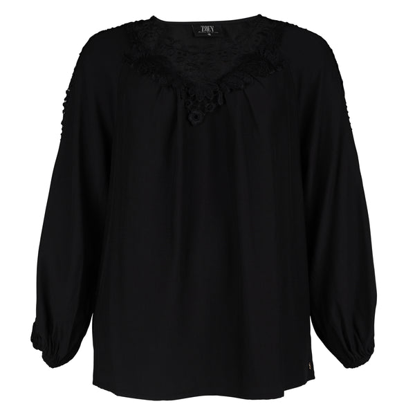 HALF SLEEVE EMBROIDERY LACE BLOUSE【STORE限定】