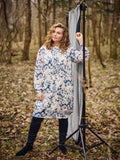 MARGO DRESS - Blue mix