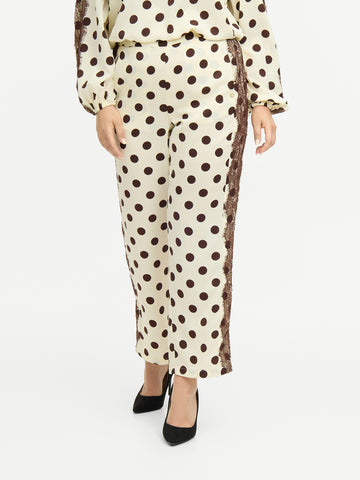 ZOEY MAYA PANTS Trousers 110 creme mix