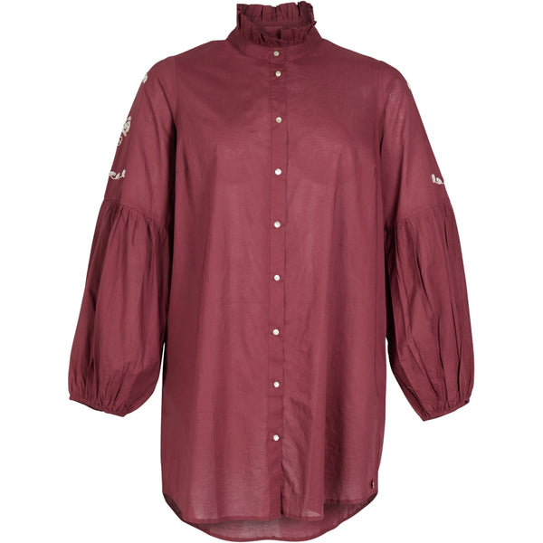 ZOEY MAYA SHIRT Shirts 655 Oxblood red