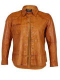 MILA LEATHER SHIRT - Sales Sample / Reduced price
