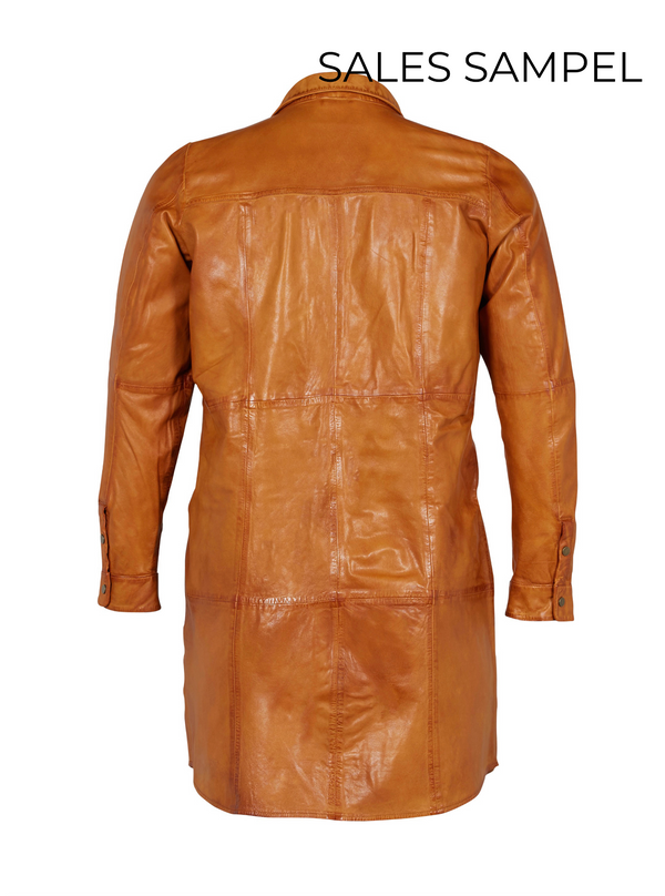 ZOEY MILA LEATHER SHIRT DRESS Shirts Sales Sample / Reduced price