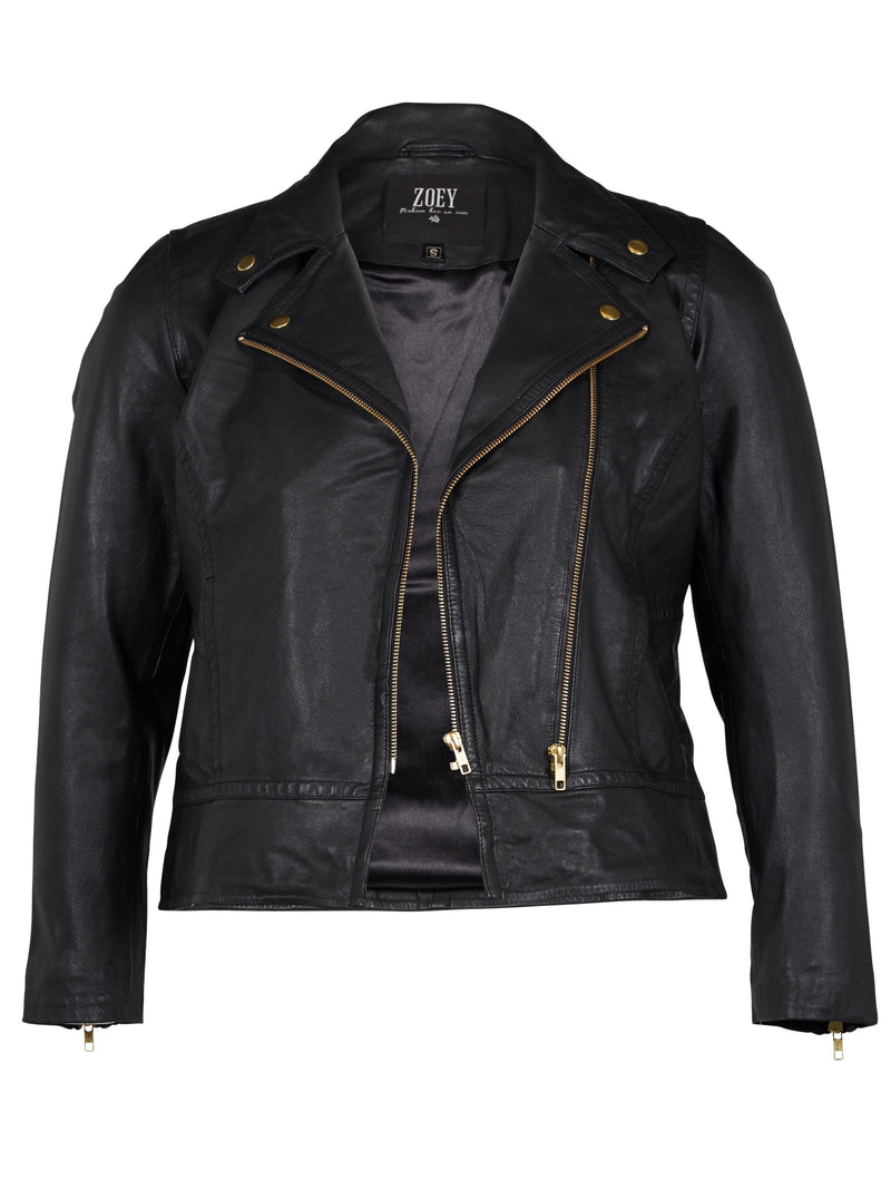 ZOEY MOLLY LEATHER JACKET Leather Jacket Black