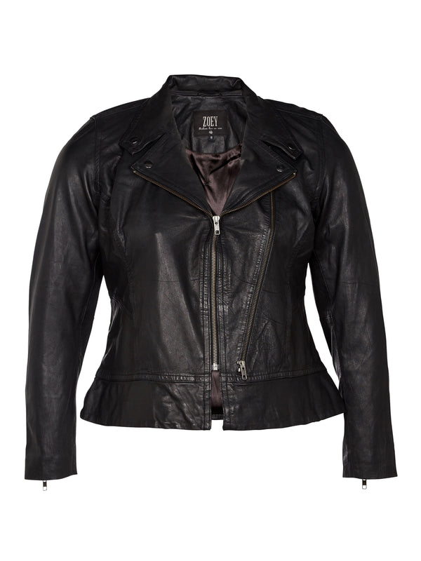 ZOEY MOLLY LEATHER JACKET Leather Jacket Black
