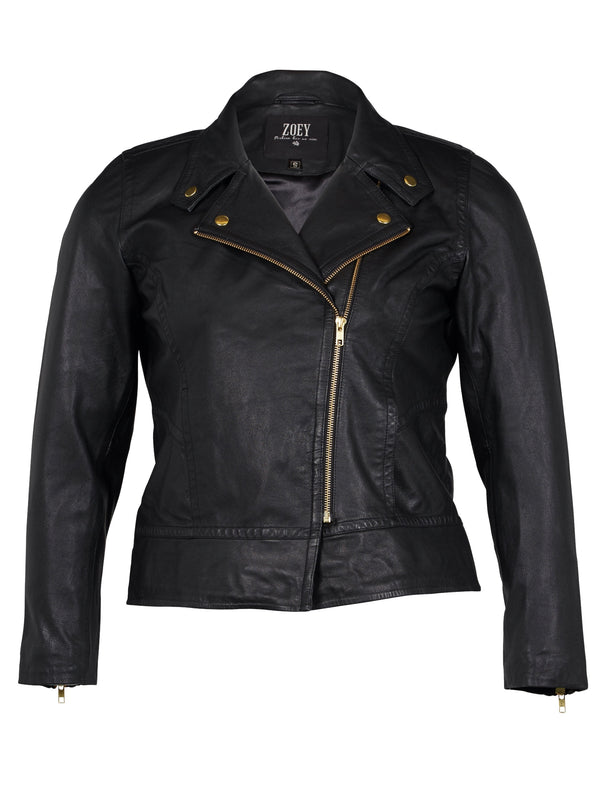 ZOEY MOLLY LEATHER JACKET Leather Jacket Black