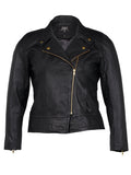 MOLLY LEATHER JACKET - Black