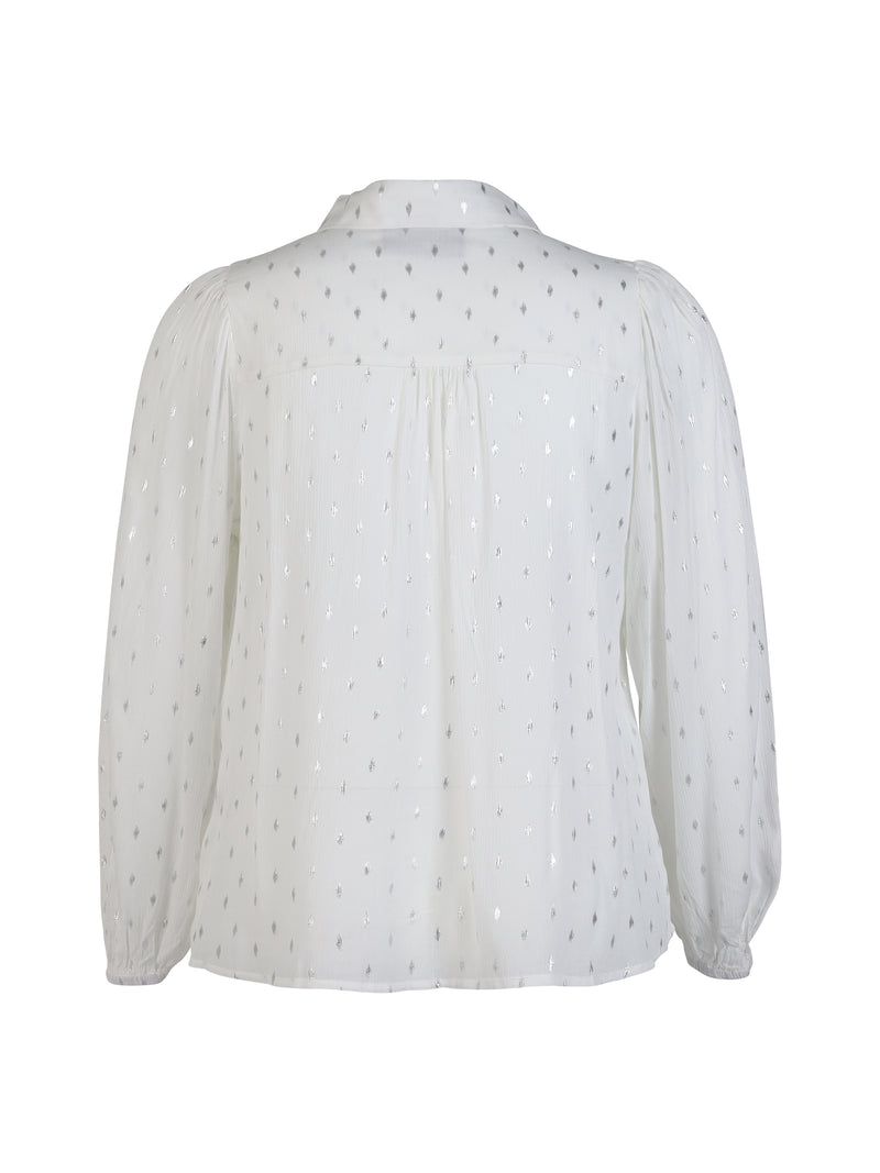 ZOEY MONA BLOUSE Blouses White