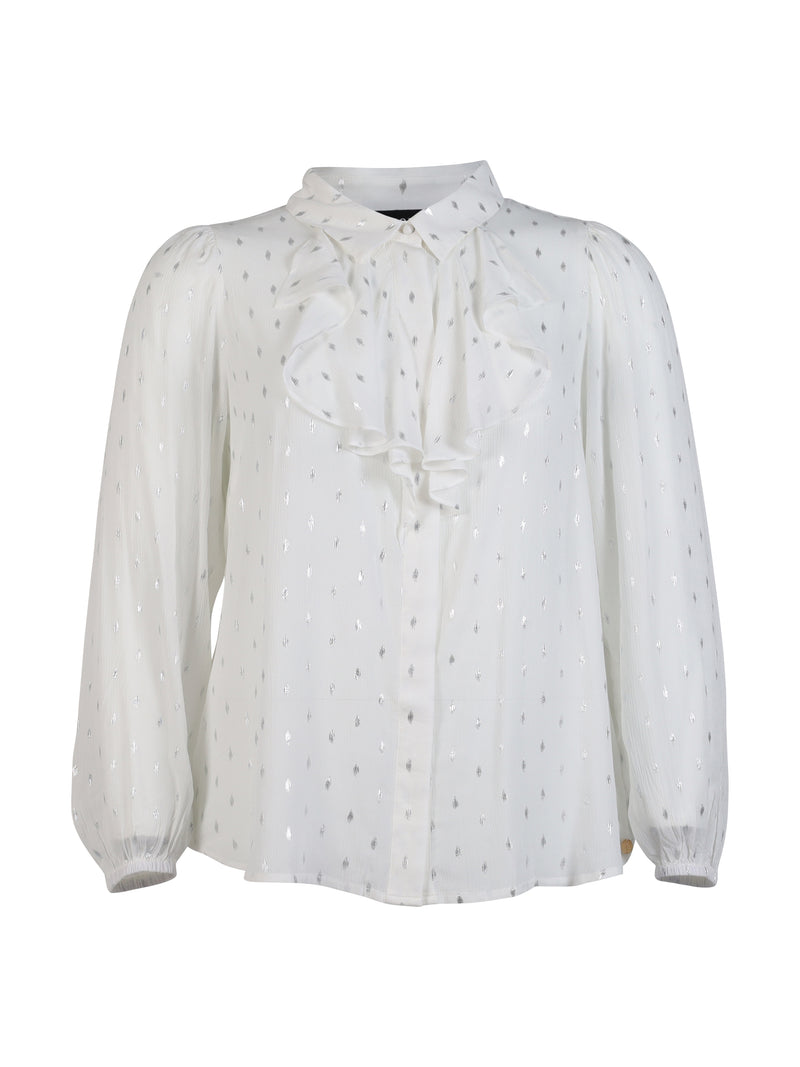 ZOEY MONA BLOUSE Blouses White