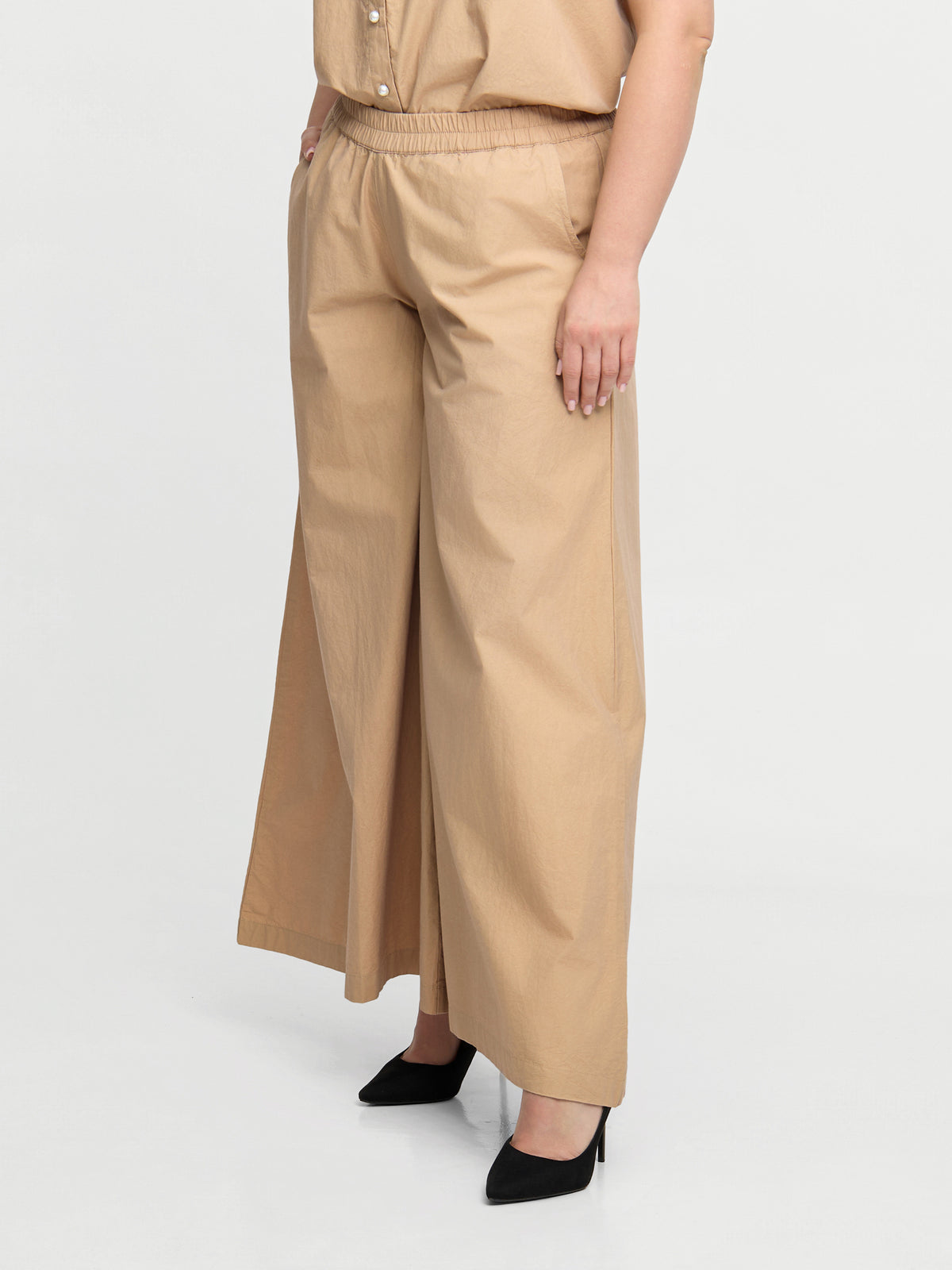 MYLA PANTS - Beige – zoey-denmark.com