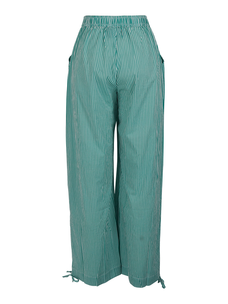 ZOEY NIA PANTS Trousers 389 Jungle Green mix