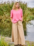 NORA BLOUSE - Bright Pink Mix
