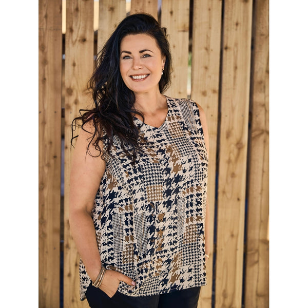 ZOEY NORA TOP Top Black mix