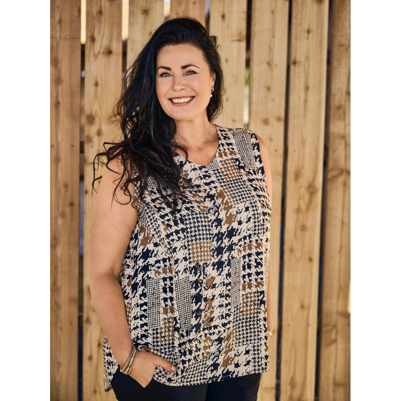 ZOEY NORA TOP Top Black mix