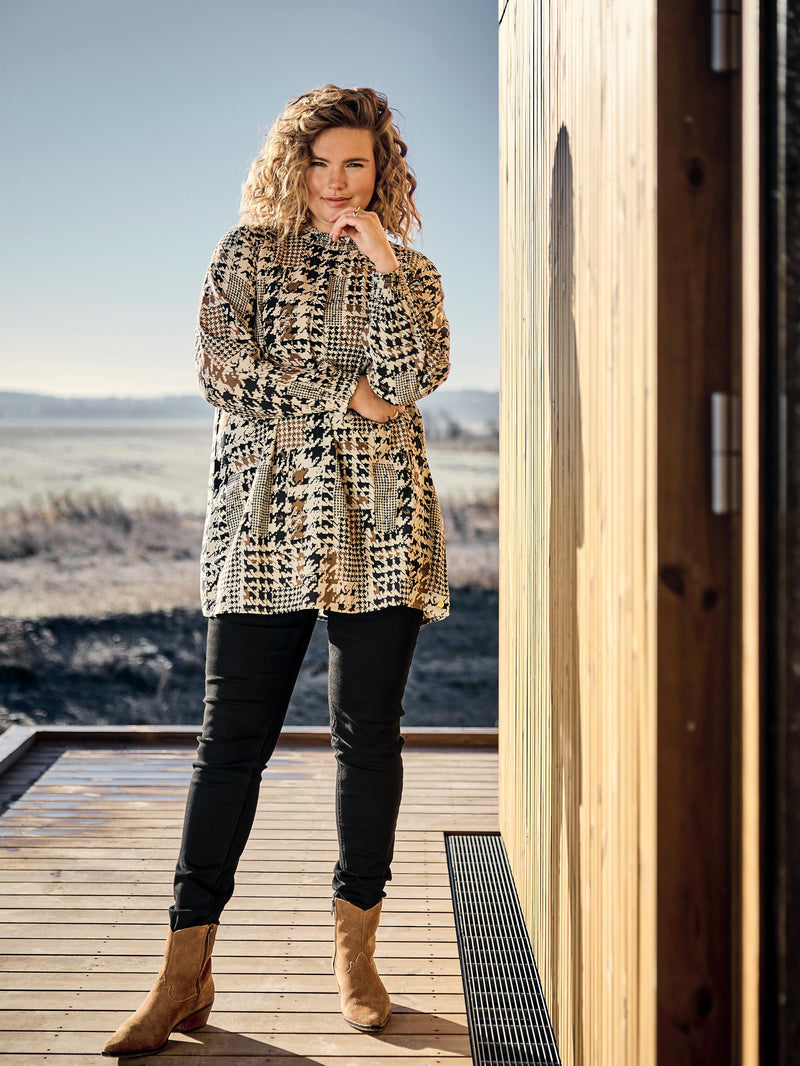 ZOEY NORA TUNIC Tunic Black mix