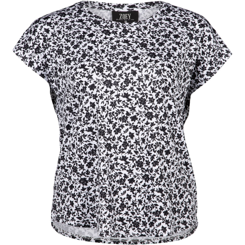 ZOEY PATTERNED T-SHIRT Last Chance 001 White