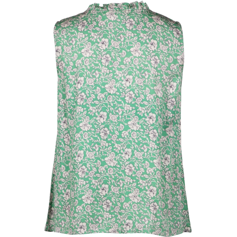 ZOEY PATTERNED TOP Top 318 Emerald Green