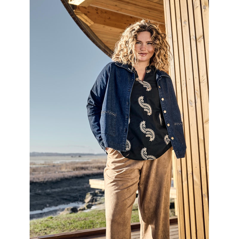 ZOEY PENNY JACKET Jackets 482 Dark Denim