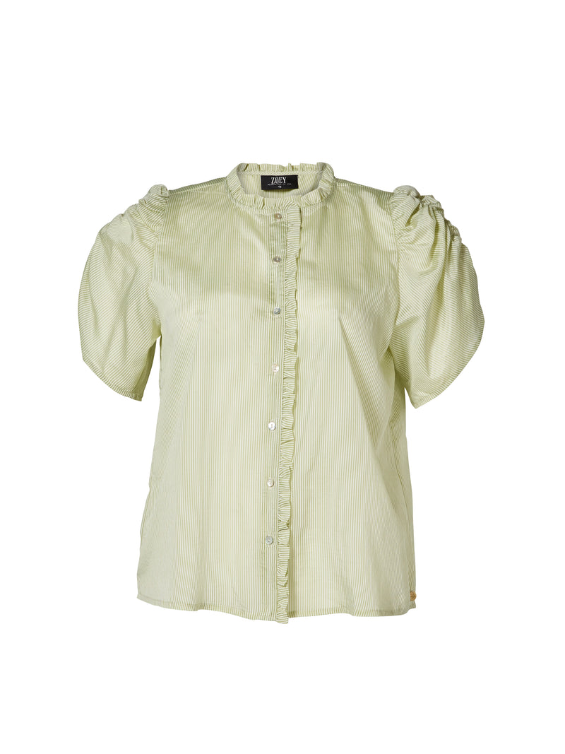 ZOEY RAYNA BLOUSE Blouses 322 Pistachio Green