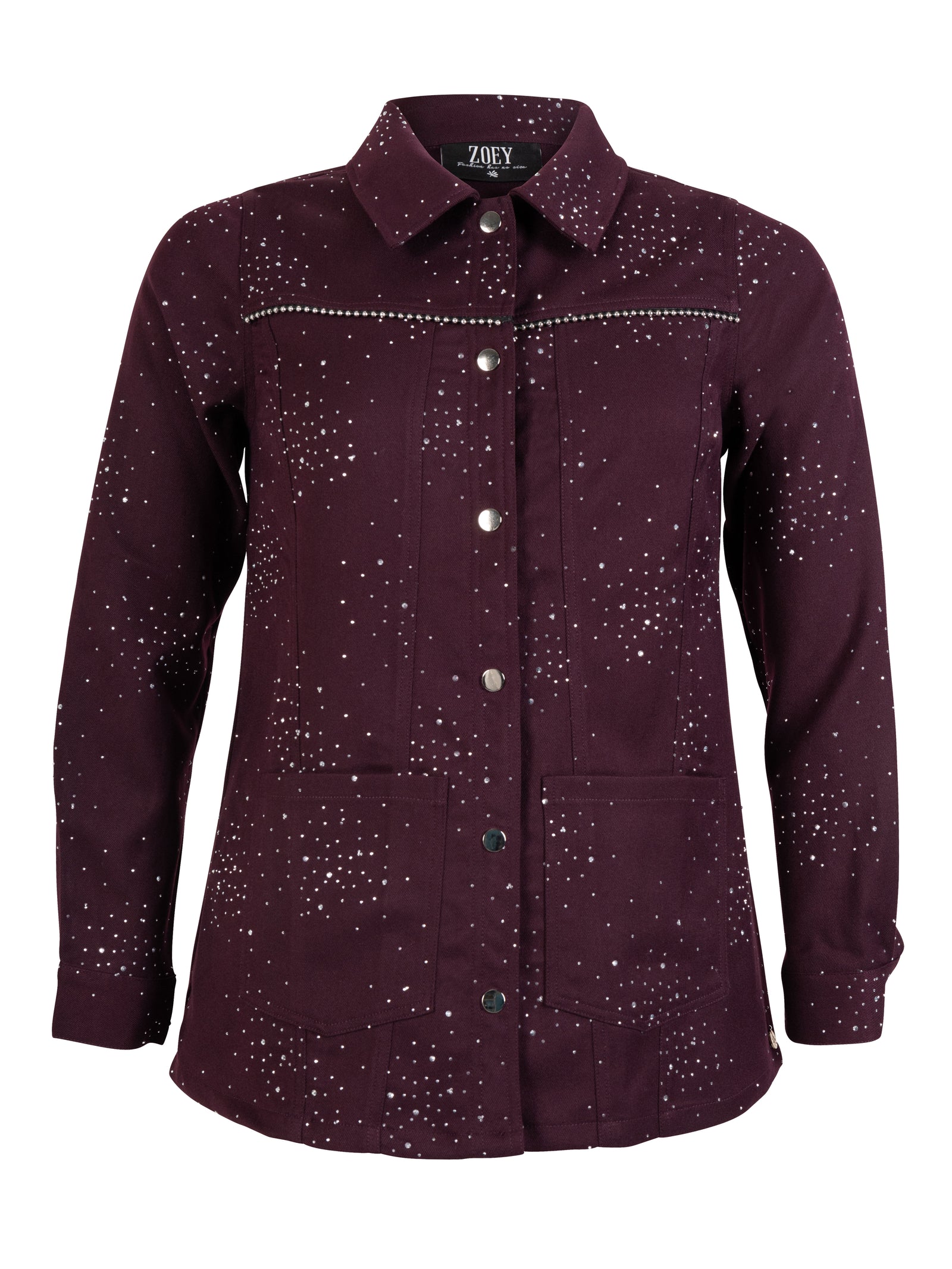RUBY JACKET - Oxblood red – zoey-denmark.com