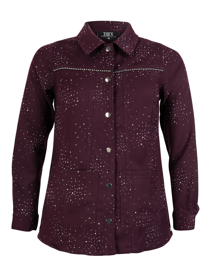 ZOEY RUBY JACKET Jackets 655 Oxblood red