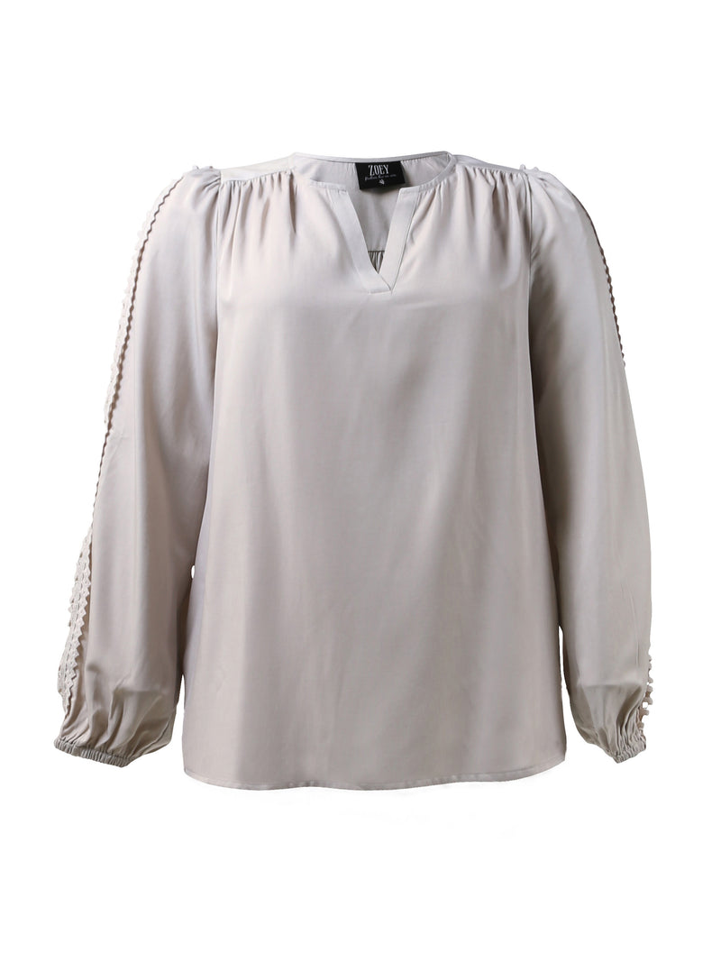 ZOEY SELAH BLOUSE Blouses 110 Creme