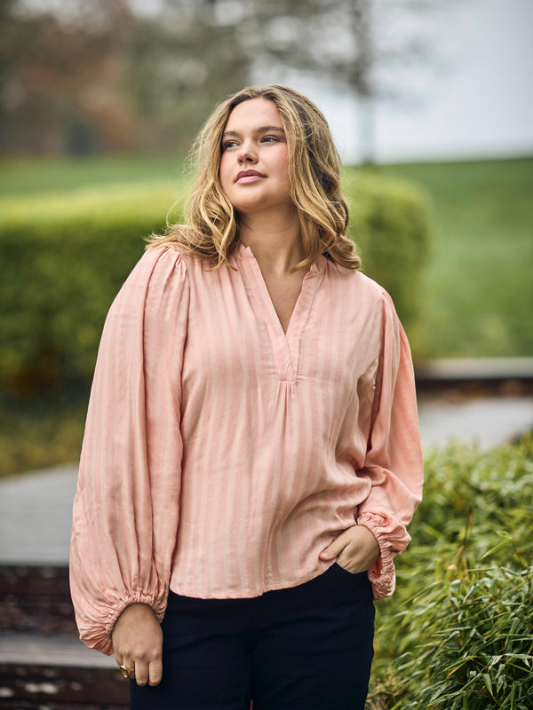ZOEY SHARI BLOUSE Blouses 606 Rose Dust