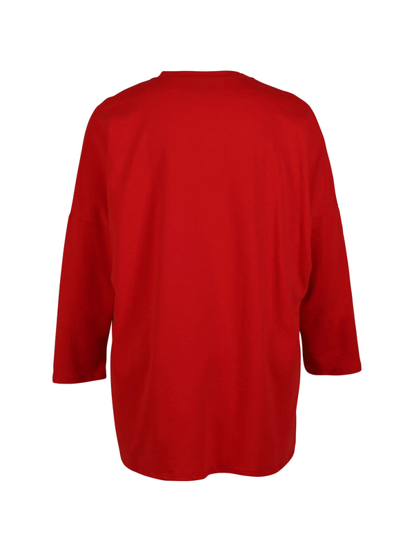 ZOEY STAY SWEATSHIRT Blouses 627 Bright red