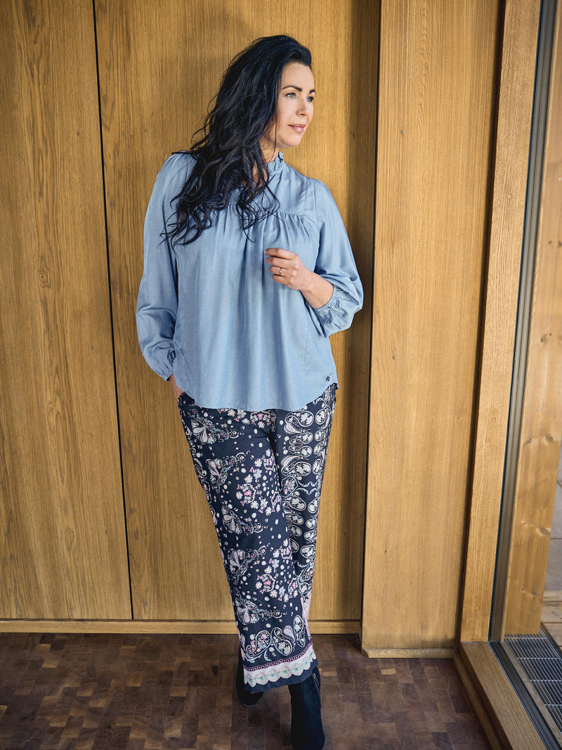 ZOEY TIA BLOUSE Blouses 304 Sky Blue