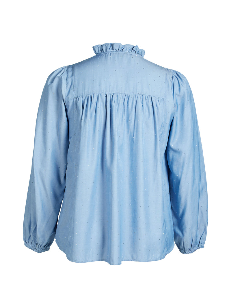 ZOEY TIA BLOUSE Blouses 304 Sky Blue