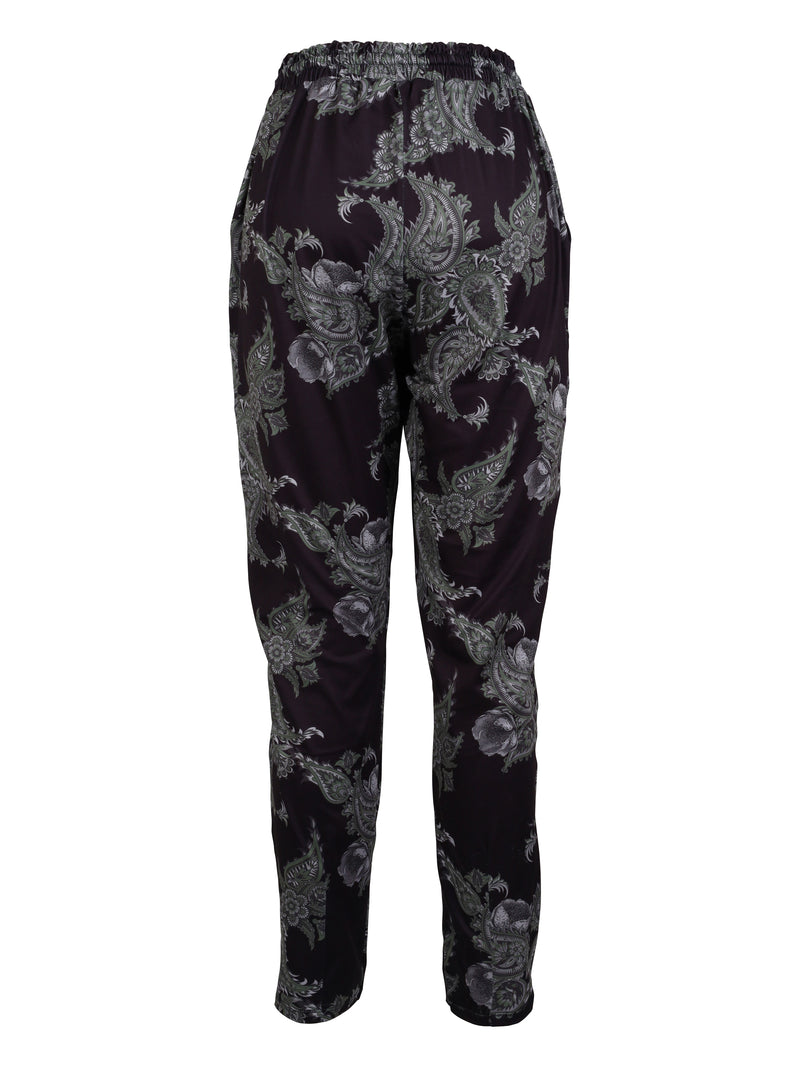 ZOEY VEDA PANTS Trousers 399 Dark bottle green mix