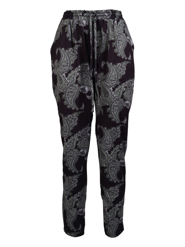 ZOEY VEDA PANTS Trousers 399 Dark bottle green mix