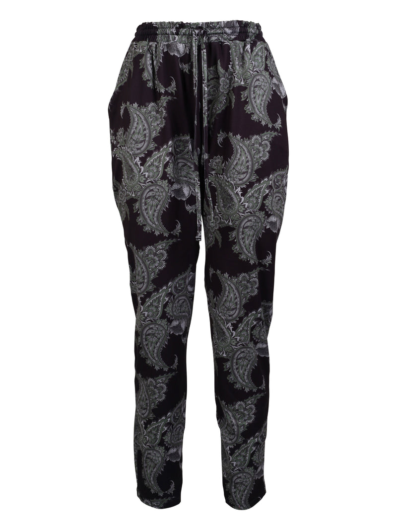 ZOEY VEDA PANTS Trousers 399 Dark bottle green mix