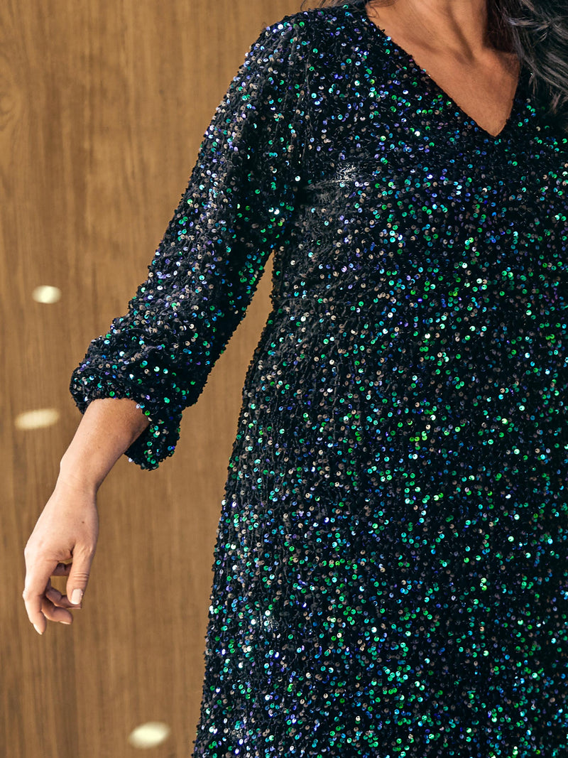 ZOEY XENA DRESS Dresses 025 multi sequins