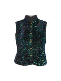 XENA VEST - multi sequins