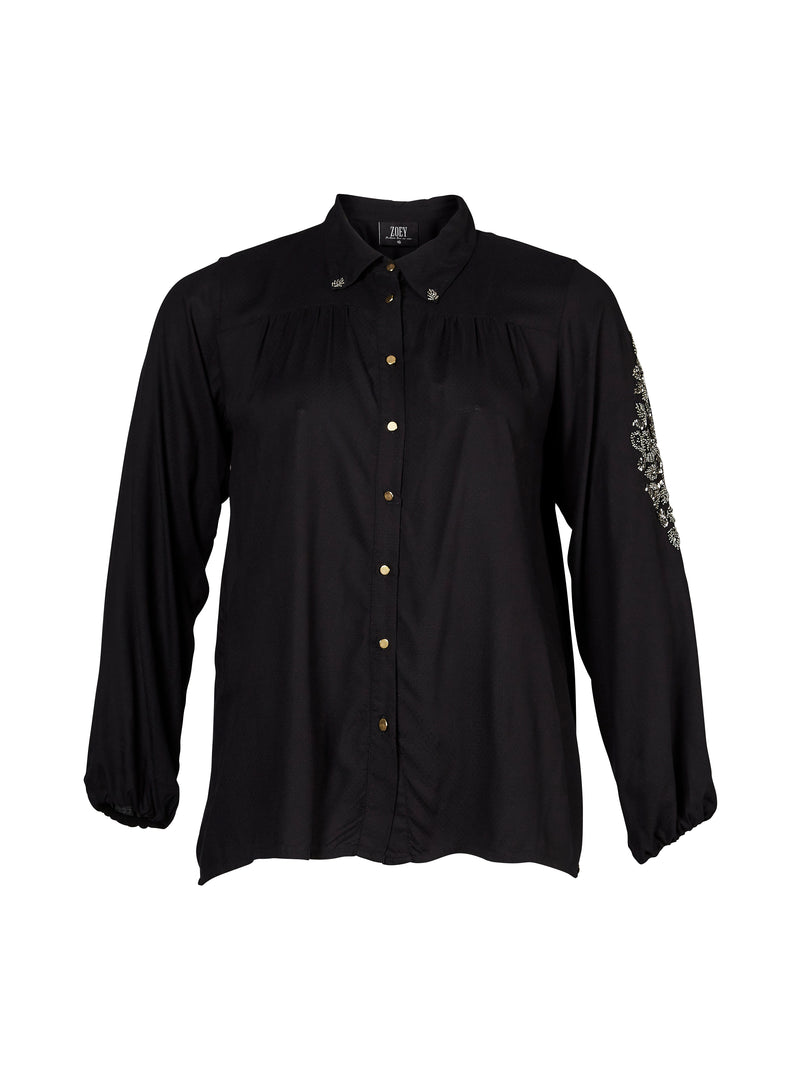 ZOEY XIMENA BLOUSE Blouses Black